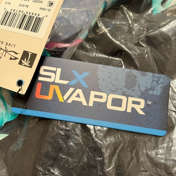 NWT Salt Life Girl's Blue Hawaiian Youth XL Long Sleeve Performance Shirt - Picture 5 of 5